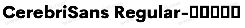 CerebriSans Regular字体转换